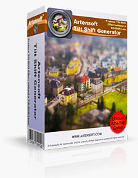 tilt shift фотография