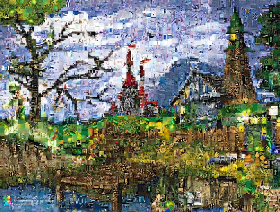 Фото мозаика, Мозаика из Фотографий, Фотоколлаж